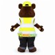 Carl the Safety Bear Mascot Costume Carl the Safety Bear Mascot Costume