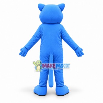 Blue Panther Mascot Costume 