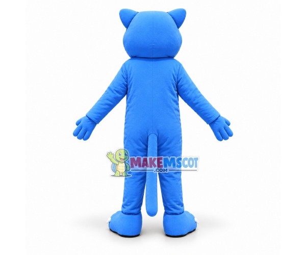 Blue Panther Mascot Costume Blue Panther Mascot Costume