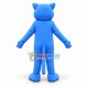 Blue Panther Mascot Costume Blue Panther Mascot Costume