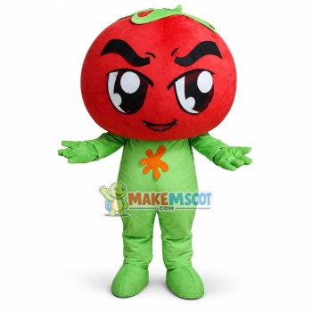 Angry Tomato Man Mascot Costume Angry Tomato Man Mascot Costume