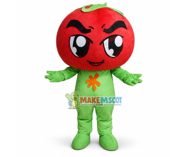 Angry Tomato Man Mascot Costume Angry Tomato Man Mascot Costume