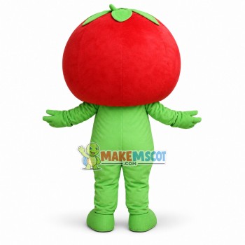 Angry Tomato Man Mascot Costume Angry Tomato Man Mascot Costume