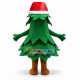 Deluxe Cartoon Christmas Tree In Christmas Hat Lightweight Mascot Costume Deluxe Cartoon Christmas Tree In Christmas Hat Lightweight Mascot Costume