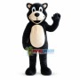 Adult Cartoon Black Bear Mascot Costume  