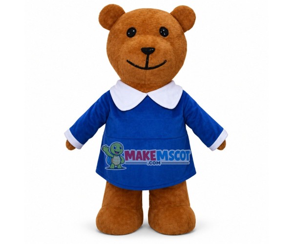 Lady Teddy Bear Mascot Costume Lady Teddy Bear Mascot Costume