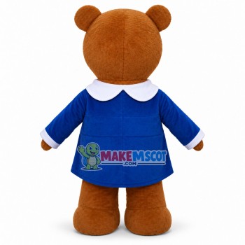 Lady Teddy Bear Mascot Costume Lady Teddy Bear Mascot Costume