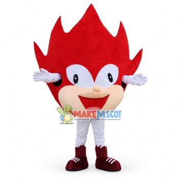 Burning Cartoon Fire Flame Boy Mascot Costume Burning Cartoon Fire Flame Boy Mascot Costume