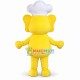 Chef Yellow Elephant Lightweight Mascot Costume Chef Yellow Elephant Lightweight Mascot Costume