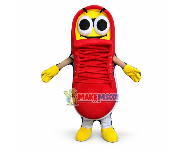 Deluxe Cartoon Red Sneaker Lightweight Mascot Costume 