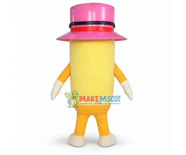 Cool Pencil Man Mascot Costume Cool Pencil Man Mascot Costume