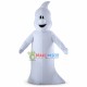 Halloween White Ghost Mascot Costume Halloween White Ghost Mascot Costume