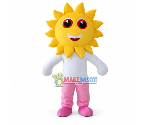 Sun Man Cartoon Mascot Costume Sun Man Cartoon Mascot Costume