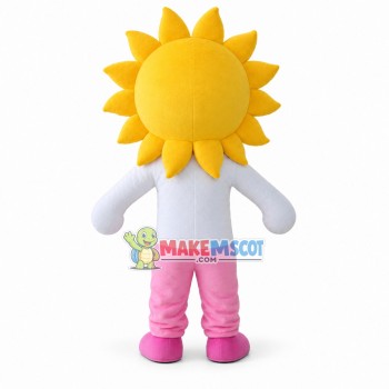 Sun Man Cartoon Mascot Costume 