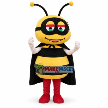 Superhero Bee Mascot Costume Superhero Bee Mascot Costume