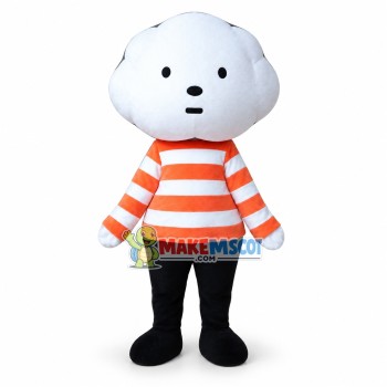 Cotton Man Mascot Costume 