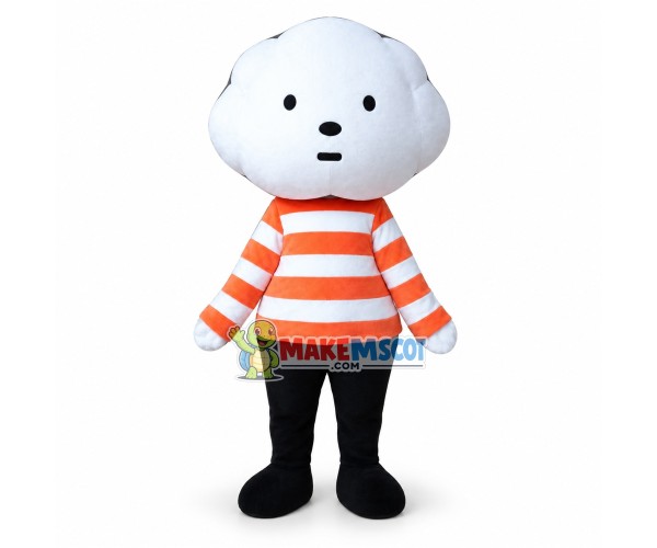 Cotton Man Mascot Costume Cotton Man Mascot Costume