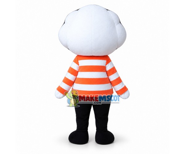 Cotton Man Mascot Costume 