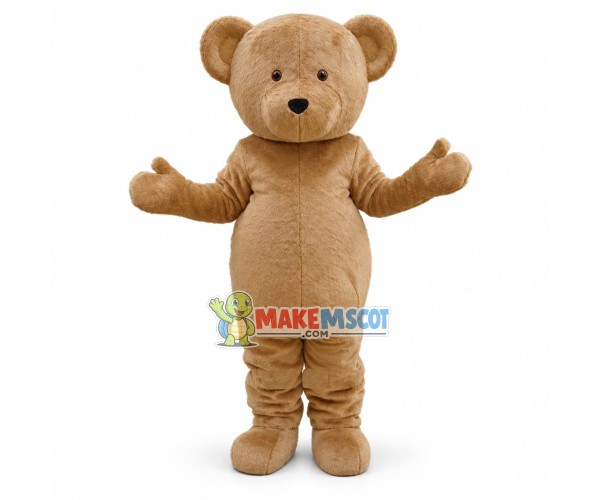 Classic Style Teddy Bear Mascot Costume 