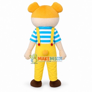 Optimistic Bear Boy Mascot Costume Fancy Dress Costume Optimistic Bear Boy Mascot Costume Fancy Dress Costume