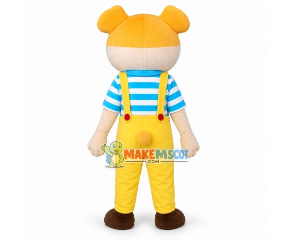 Optimistic Bear Boy Mascot Costume Fancy Dress Costume Optimistic Bear Boy Mascot Costume Fancy Dress Costume