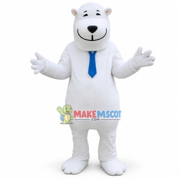 Mr. Polar Bear Mascot Costume Mr. Polar Bear Mascot Costume