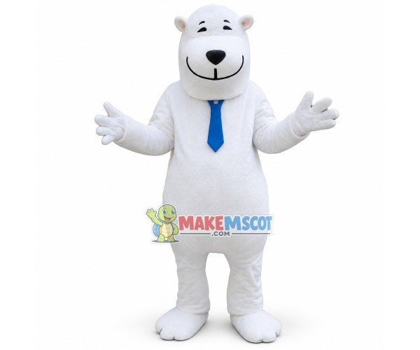 Mr. Polar Bear Mascot Costume Mr. Polar Bear Mascot Costume