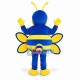 Elementary School Blue Honey Bee Mascot Costume Elementary School Blue Honey Bee Mascot Costume