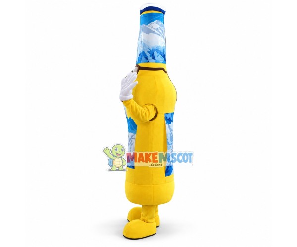 Deluxe Beer Bottle Mascot Adult Costume For Halloween Party Deluxe Beer Bottle Mascot Adult Costume For Halloween Party
