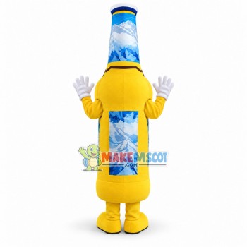 Deluxe Beer Bottle Mascot Adult Costume For Halloween Party Deluxe Beer Bottle Mascot Adult Costume For Halloween Party