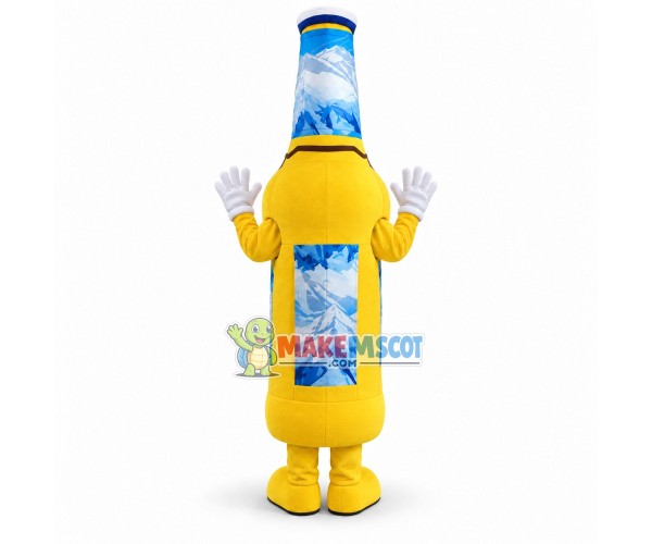 Deluxe Beer Bottle Mascot Adult Costume For Halloween Party Deluxe Beer Bottle Mascot Adult Costume For Halloween Party