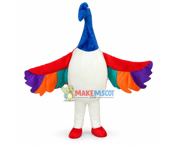 Colorful Goose Mascot Costume Colorful Goose Mascot Costume