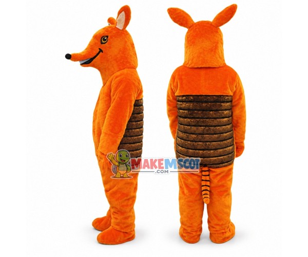 Orange Kangaroo Mascot Costume Orange Kangaroo Mascot Costume