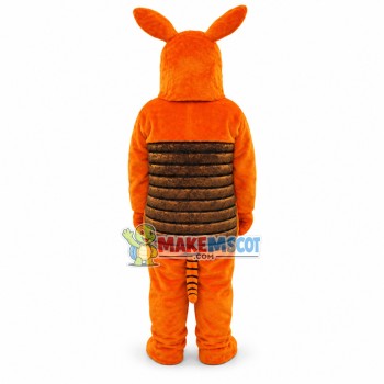 Orange Kangaroo Mascot Costume Orange Kangaroo Mascot Costume