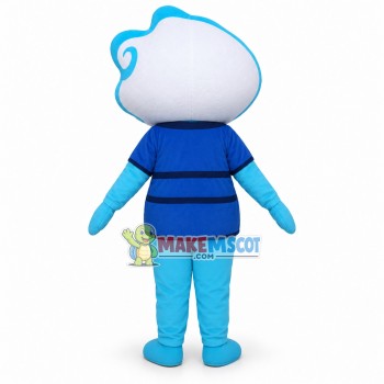 Cloud Man Mascot Cartoon Costume Cloud Man Mascot Cartoon Costume