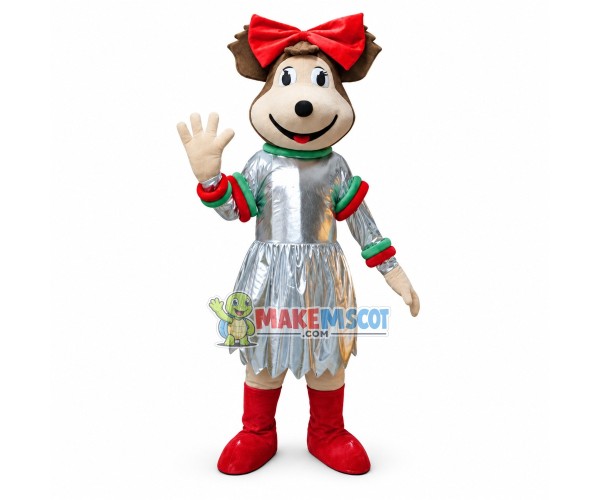Festival Bear Girl Mascot Costume Festival Bear Girl Mascot Costume