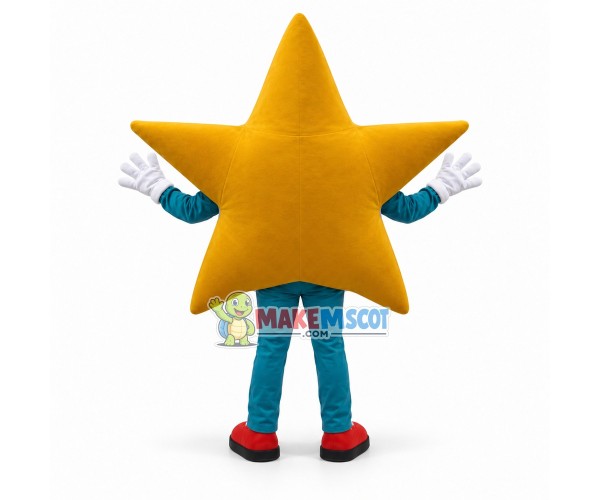 Happy Star Man Mascot Costume Happy Star Man Mascot Costume