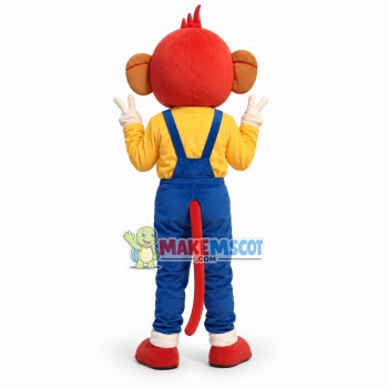 Cute Red-haired Monkey Boy Mascot Costume Fancy Dress Costume Cute Red-haired Monkey Boy Mascot Costume Fancy Dress Costume