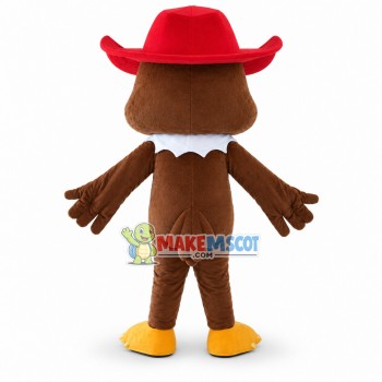 Pirate Eagle Mascot Costume Pirate Eagle Mascot Costume
