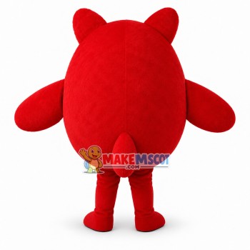 Fat Cartoon Red Fox Mascot Costume 
