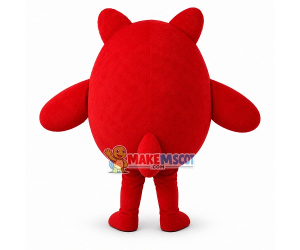 Fat Cartoon Red Fox Mascot Costume Fat Cartoon Red Fox Mascot Costume