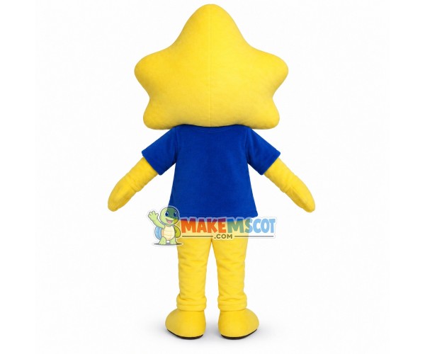 Yellow Petal Man Mascot Costume Yellow Petal Man Mascot Costume