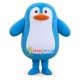 Adult Cartoon Blue Penguin Mascot Costume Adult Cartoon Blue Penguin Mascot Costume