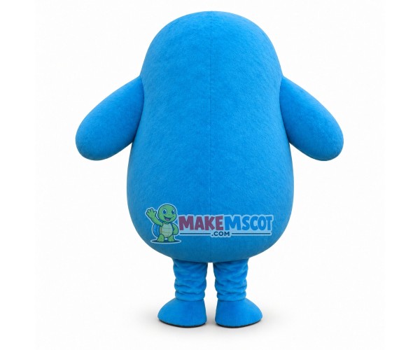 Adult Cartoon Blue Penguin Mascot Costume Adult Cartoon Blue Penguin Mascot Costume