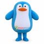 Adult Cartoon Blue Penguin Mascot Costume 