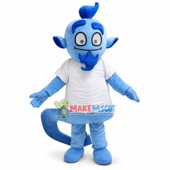 Genie of the Lamp Mascot Cartoon Character Costume 
