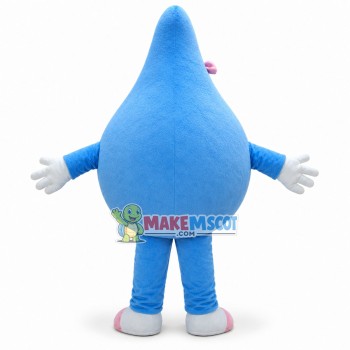 Water Drop Girl Mascot Costume Water Drop Girl Mascot Costume