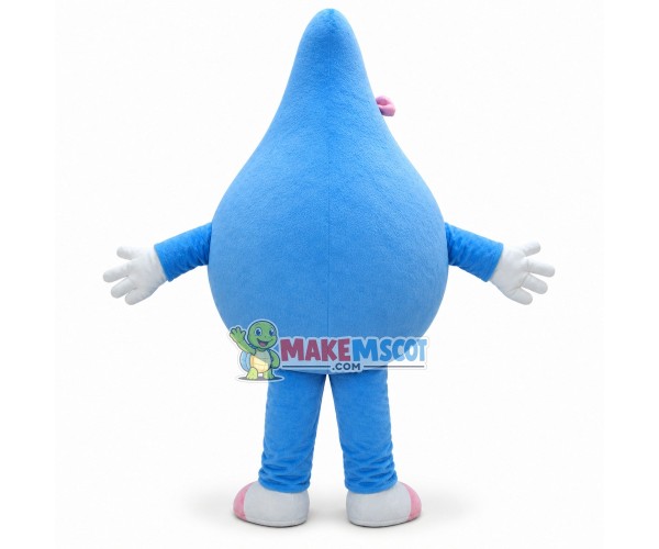 Water Drop Girl Mascot Costume Water Drop Girl Mascot Costume