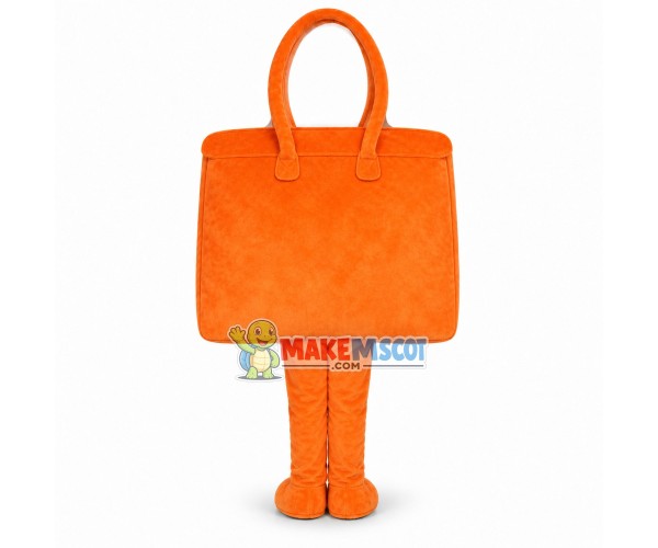 Deluxe Orange Handbag Mascot Adult Costume Deluxe Orange Handbag Mascot Adult Costume