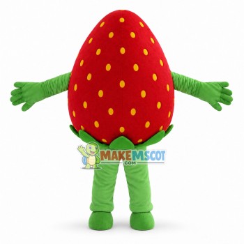 Adult Cartoon Strawberry Man Mascot Costume Adult Cartoon Strawberry Man Mascot Costume